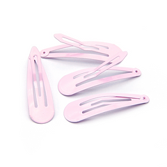 50mm Pink Snap Hair Clips