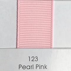 10mm Pearl Pink Grosgrain Ribbon