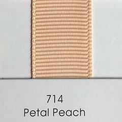 10mm Petal Peach Grosgrain Ribbon