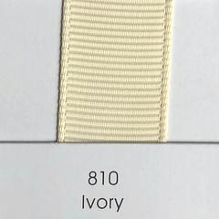 10mm Ivory Grosgrain Ribbon