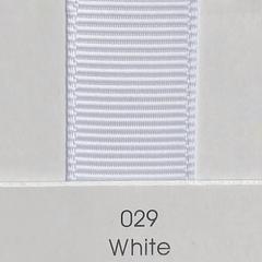 10mm White Grosgrain Ribbon