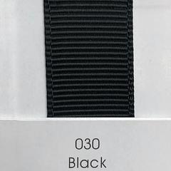 10mm Black Grosgrain Ribbon