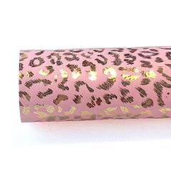 Pink Velvet Leopard Animal Sheet THIN