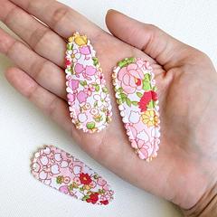 Baby Pink Florals Snap Clip Cover
