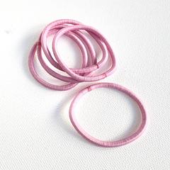 10 pcs Pink Thick Elastic Hair Ties
