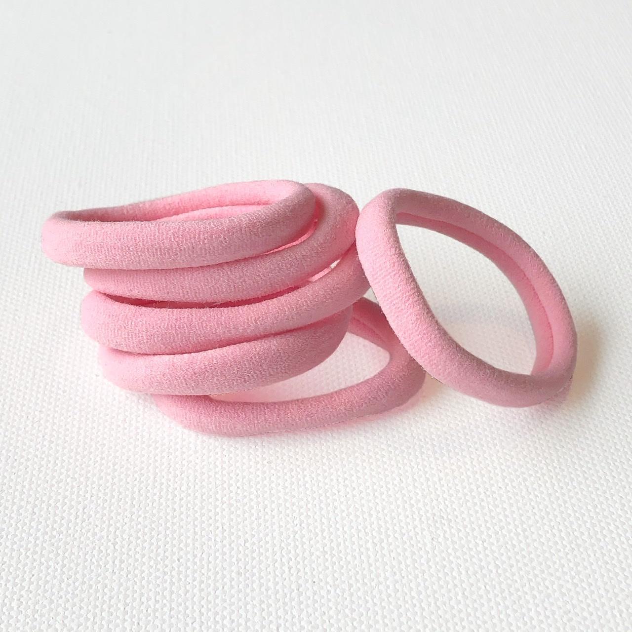 10 pcs Pink Nylon Hair Ties — Love Safiya Craft Supplies