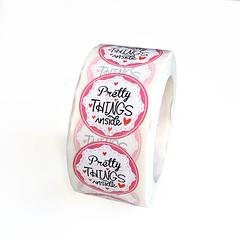 Pretty Things Inside Pink Stickers