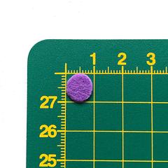 10mm Purple Felt Circles