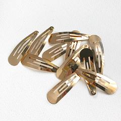 48mm Gold Snap Hair Clips