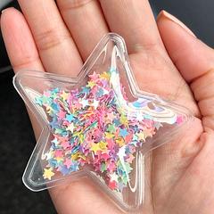 Pastel Rainbow Stars Plastic Shakers
