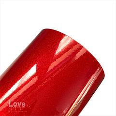 Styletech Transparent Glitter - Red