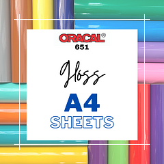 ORACAL 651 GLOSS - A4 Sheets