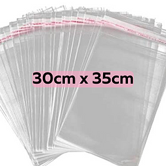 100pcs 30cm x 35cm Self Seal Resealable Plastic Bag