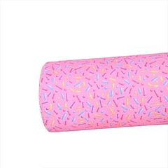 Yes to Pink Sprinkles Litchi Faux Leather