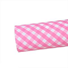 Pink Gingham Litchi Sheet
