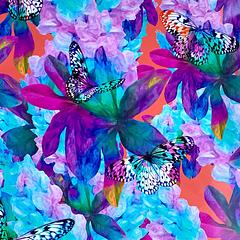 Watercolour Butterflies Patterned Vinyl