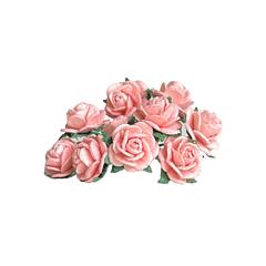 Pale Pink Mulberry Paper Flowers Open Roses